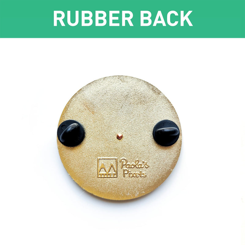 Seconds Sale! Fireball Spinner Pin - Geeky merchandise for people who play D&D - Merch to wear and cute accessories and stationery Paola&