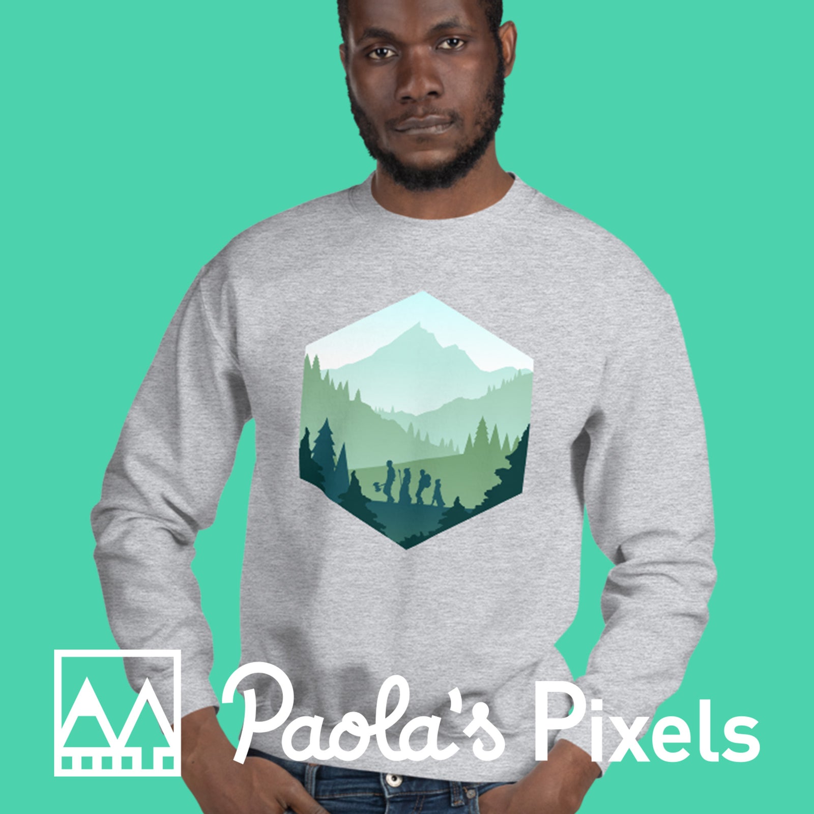 Adventure d20 Sweatshirt - Geeky merchandise for people who play D&D - Merch to wear and cute accessories and stationery Paola's Pixels
