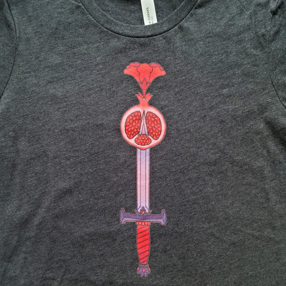 Persephone's Dagger Shirt - Geeky merchandise for people who play D&D - Merch to wear and cute accessories and stationery Paola's Pixels