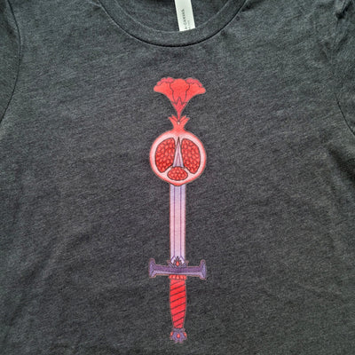 Persephone's Dagger Shirt - Geeky merchandise for people who play D&D - Merch to wear and cute accessories and stationery Paola's Pixels