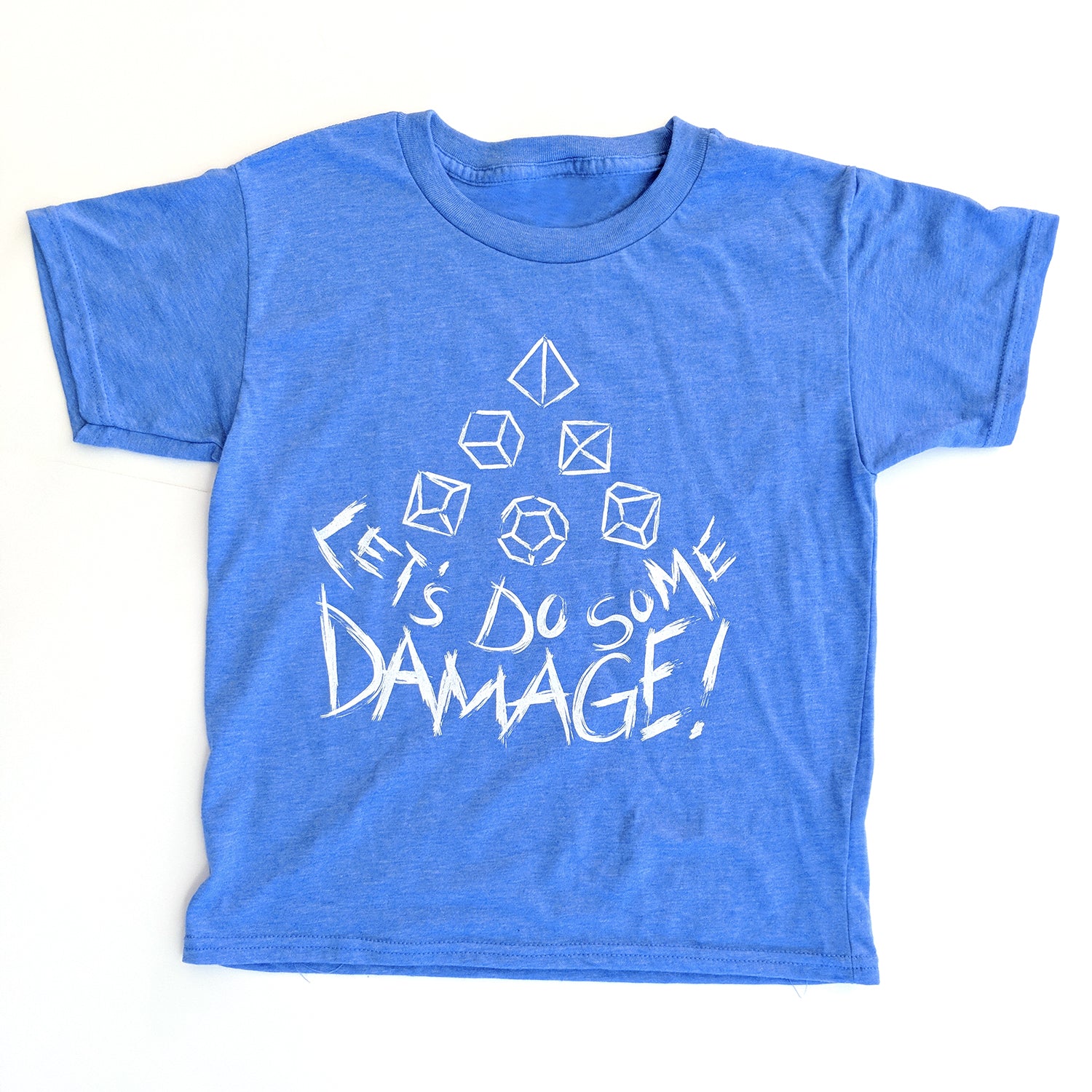 Let's Do Some Damage Toddler Shirt - Geeky merchandise for people who play D&D - Merch to wear and cute accessories and stationery Paola's Pixels
