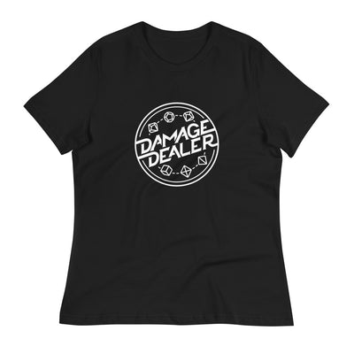 Damage Dealer Icon Women's Shirt - Geeky merchandise for people who play D&D - Merch to wear and cute accessories and stationery Paola's Pixels