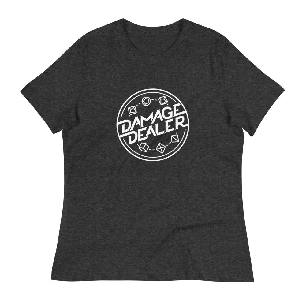 Damage Dealer Icon Women's Shirt - Geeky merchandise for people who play D&D - Merch to wear and cute accessories and stationery Paola's Pixels