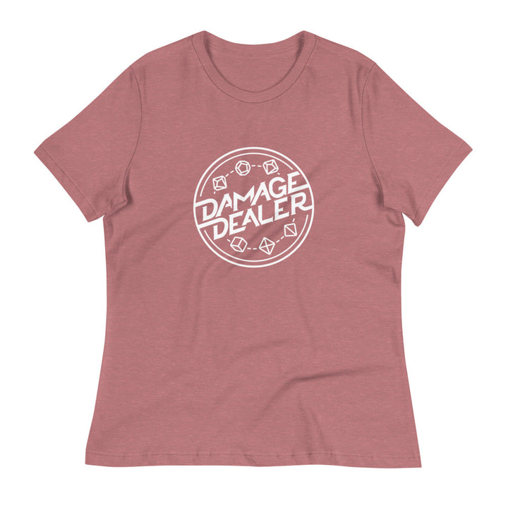 Damage Dealer Icon Women's Shirt - Geeky merchandise for people who play D&D - Merch to wear and cute accessories and stationery Paola's Pixels