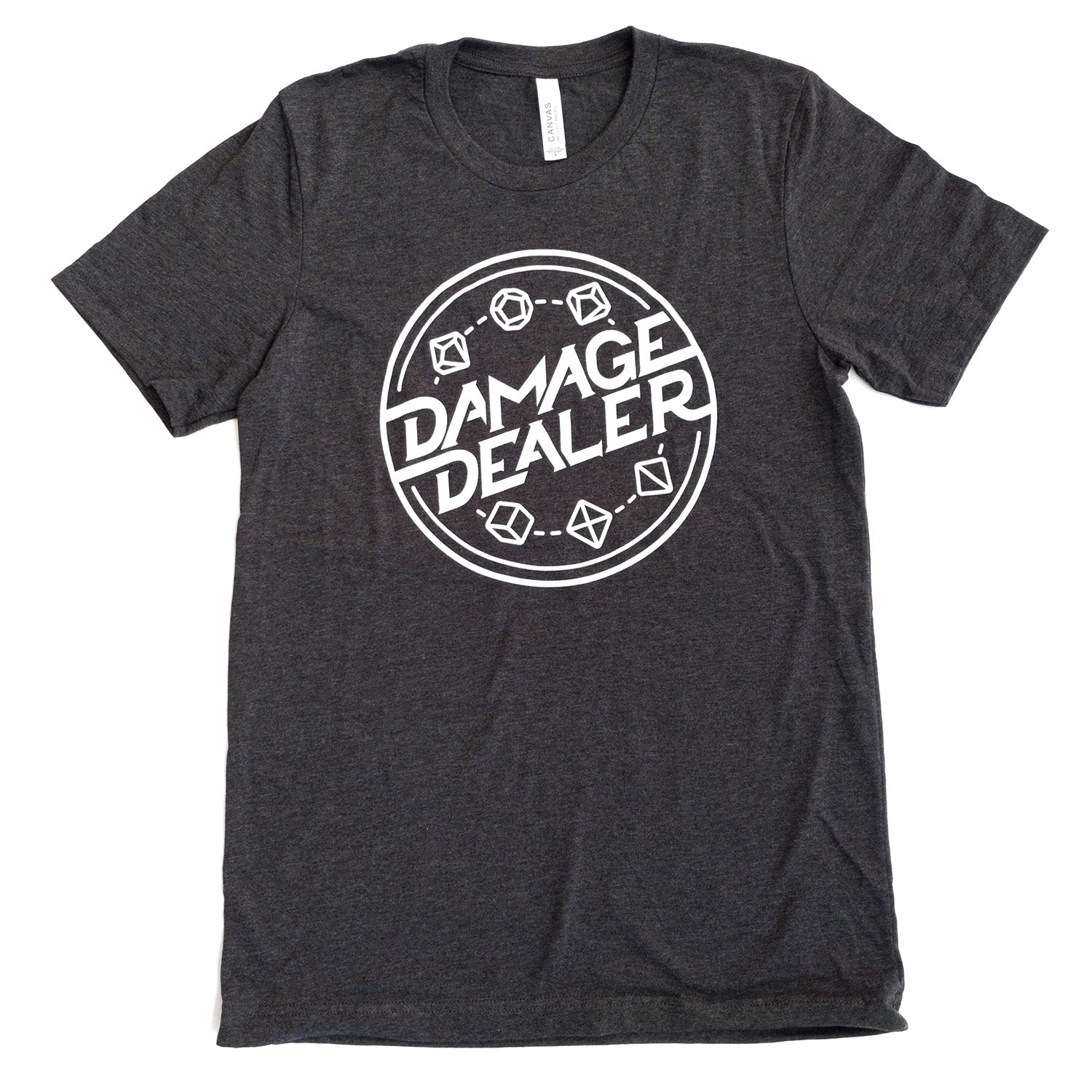 Damage Dealer Icon Shirt - Geeky merchandise for people who play D&D - Merch to wear and cute accessories and stationery Paola's Pixels