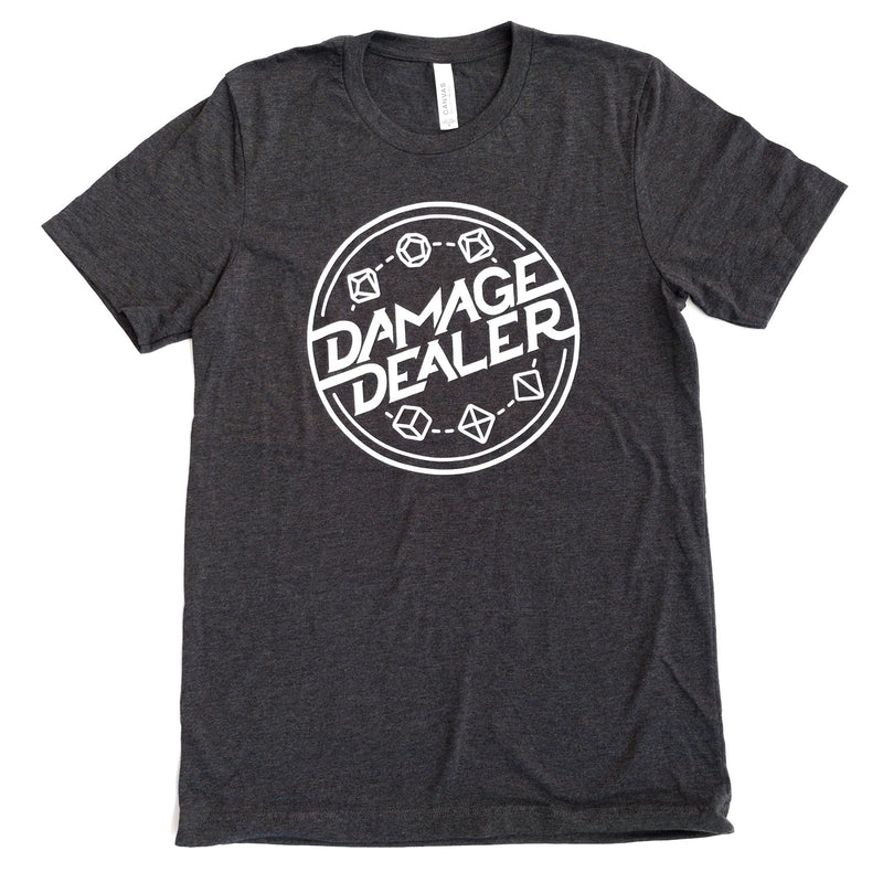 Damage Dealer Icon Shirt - Geeky merchandise for people who play D&D - Merch to wear and cute accessories and stationery Paola&