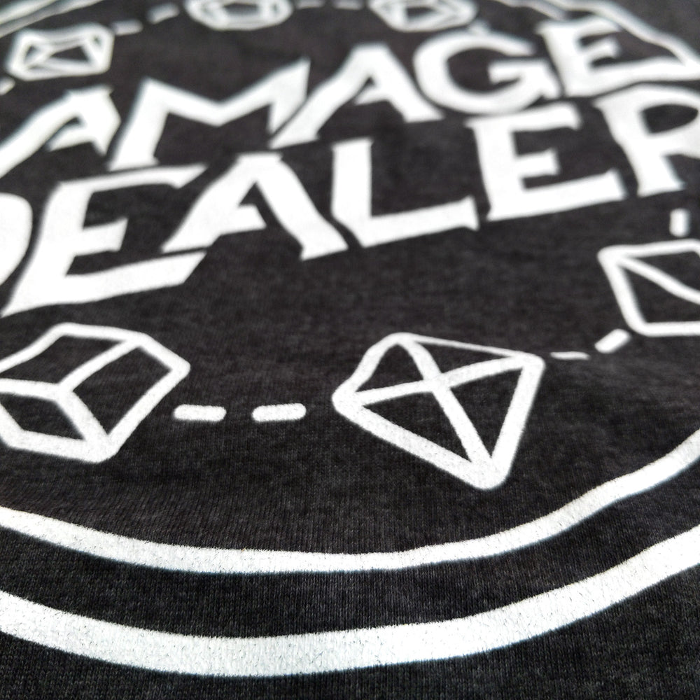 Damage Dealer Icon Shirt - Geeky merchandise for people who play D&D - Merch to wear and cute accessories and stationery Paola's Pixels