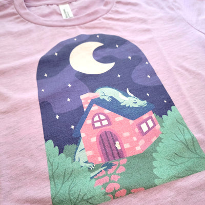 Sleepy DragInn Shirt - Geeky merchandise for people who play D&D - Merch to wear and cute accessories and stationery Paola's Pixels