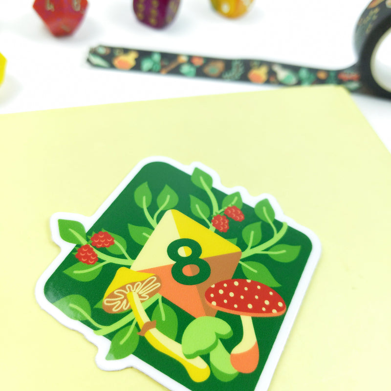 Druid Sticker - Geeky merchandise for people who play D&D - Merch to wear and cute accessories and stationery Paola&