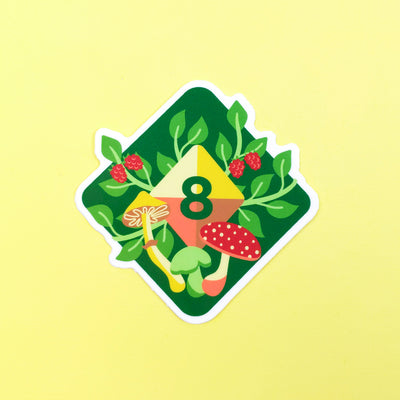 Druid Sticker - Geeky merchandise for people who play D&D - Merch to wear and cute accessories and stationery Paola's Pixels