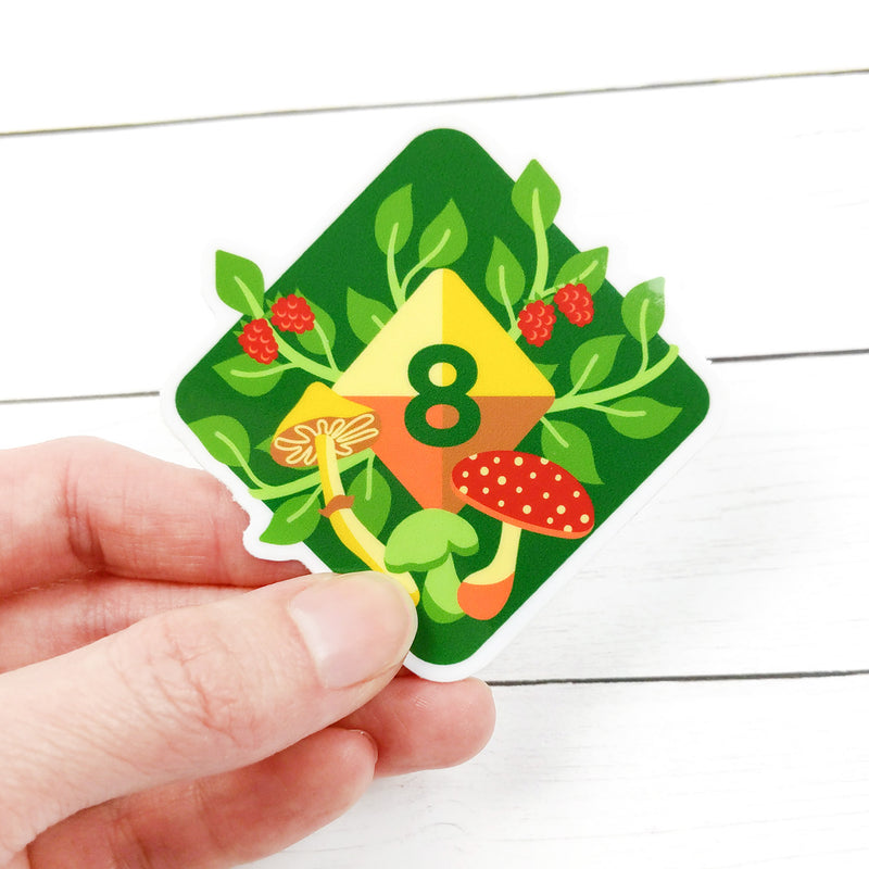 Druid Sticker - Geeky merchandise for people who play D&D - Merch to wear and cute accessories and stationery Paola&