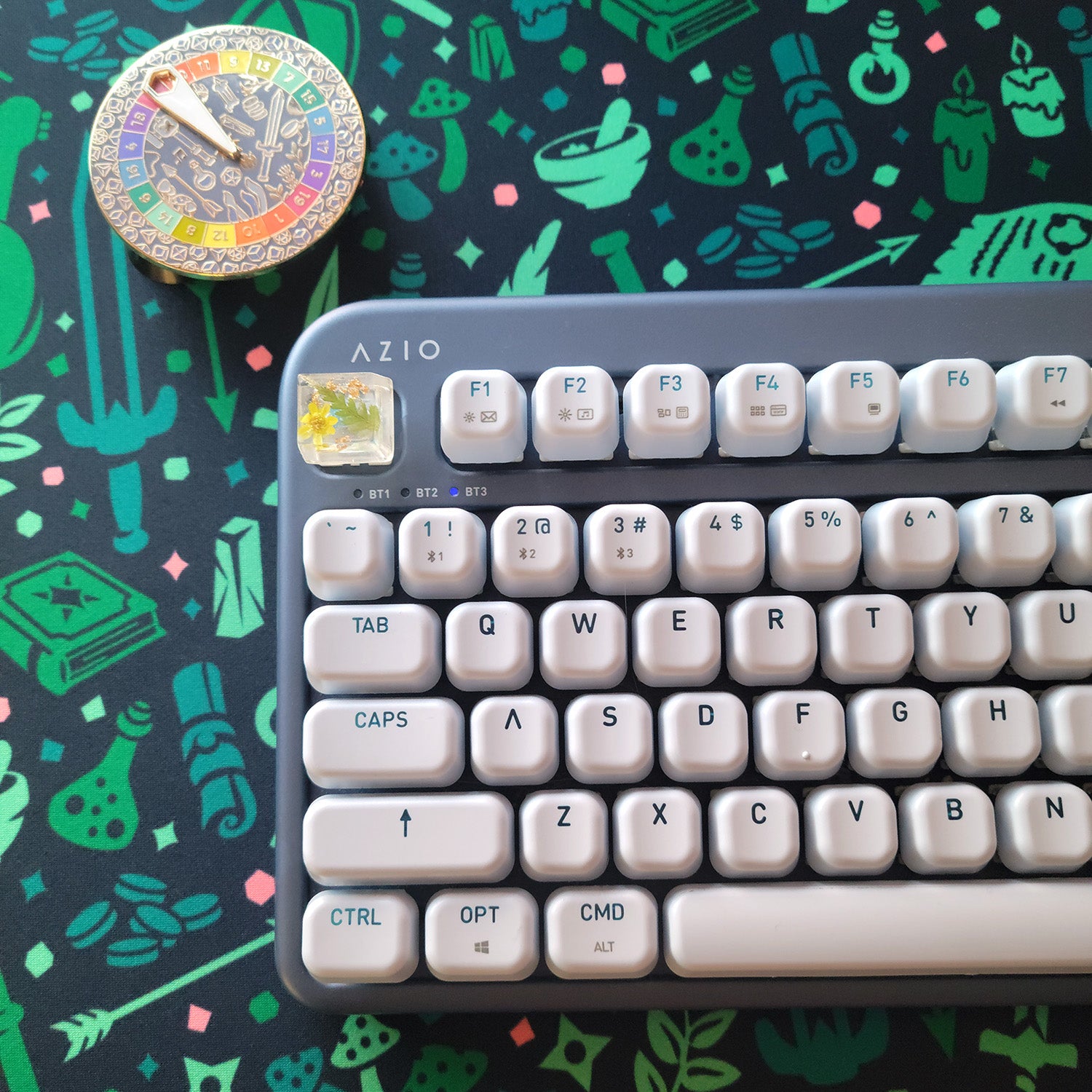 Dungeon Academia desk mat - Geeky merchandise for people who play D&D - Merch to wear and cute accessories and stationery Paola's Pixels