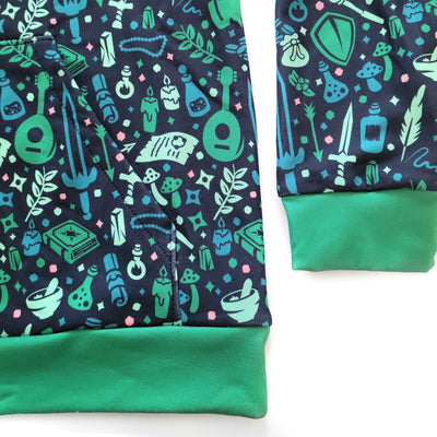 Dungeon Academia Hoodie - Geeky merchandise for people who play D&D - Merch to wear and cute accessories and stationery Paola's Pixels