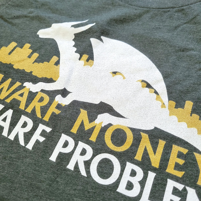 Dwarf Money Dwarf Problems Shirt - Geeky merchandise for people who play D&D - Merch to wear and cute accessories and stationery Paola&
