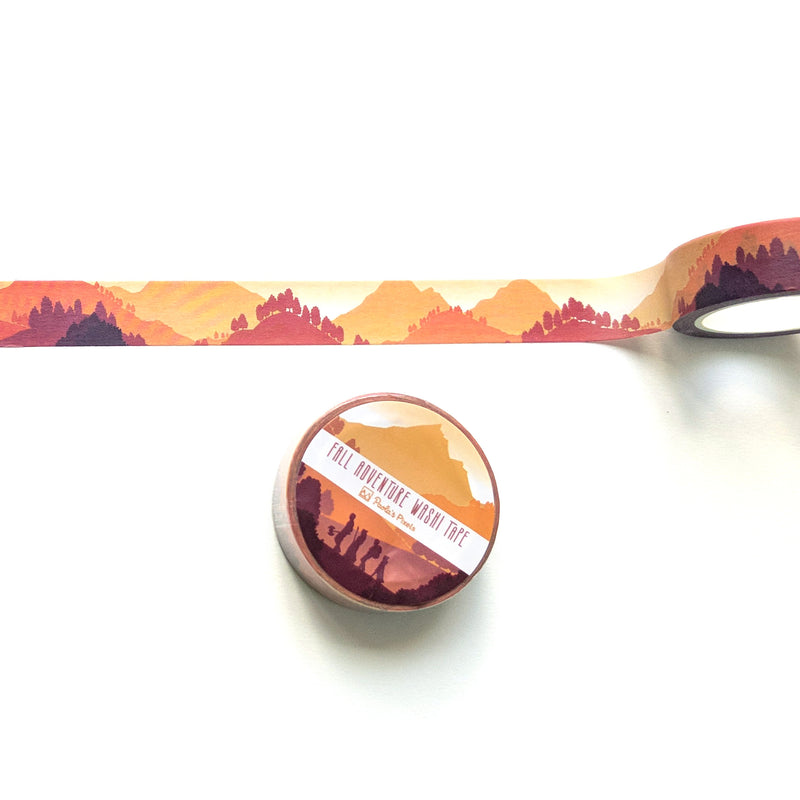 Fall Adventure Washi Tape - Geeky merchandise for people who play D&D - Merch to wear and cute accessories and stationery Paola&