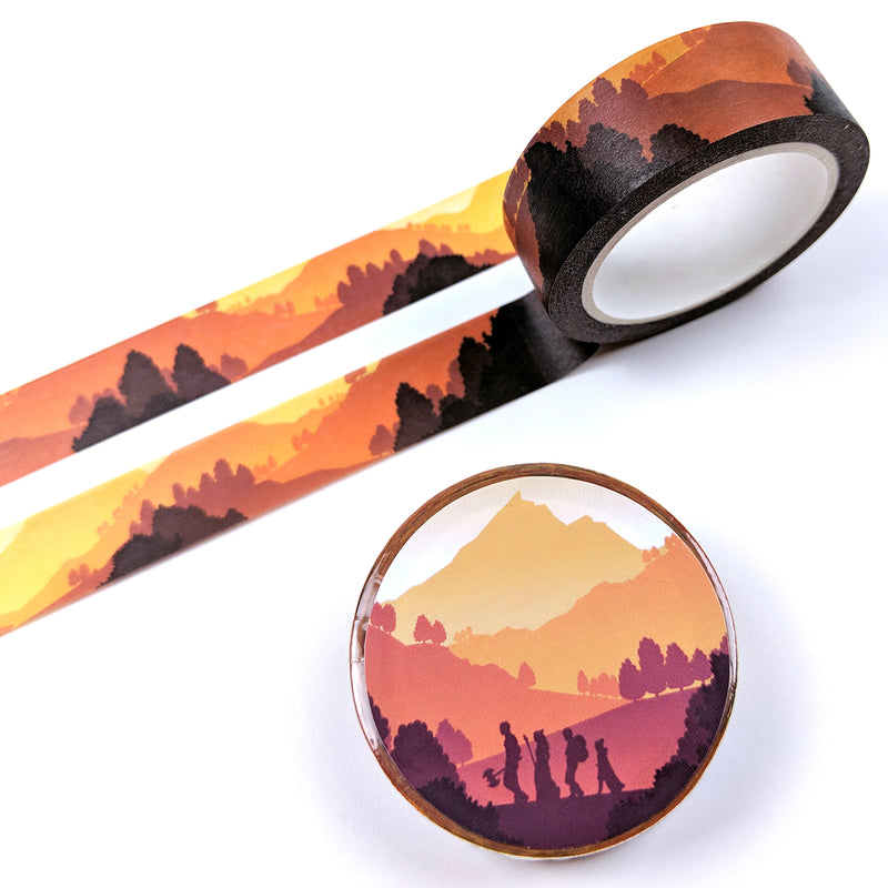 Fall Adventure Washi Tape - Geeky merchandise for people who play D&D - Merch to wear and cute accessories and stationery Paola&