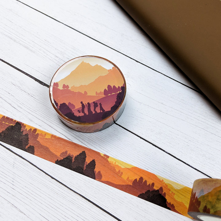 Fall Adventure Washi Tape - Geeky merchandise for people who play D&D - Merch to wear and cute accessories and stationery Paola's Pixels