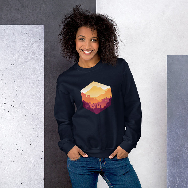 Fall Adventure Sweatshirt - Geeky merchandise for people who play D&D - Merch to wear and cute accessories and stationery Paola&