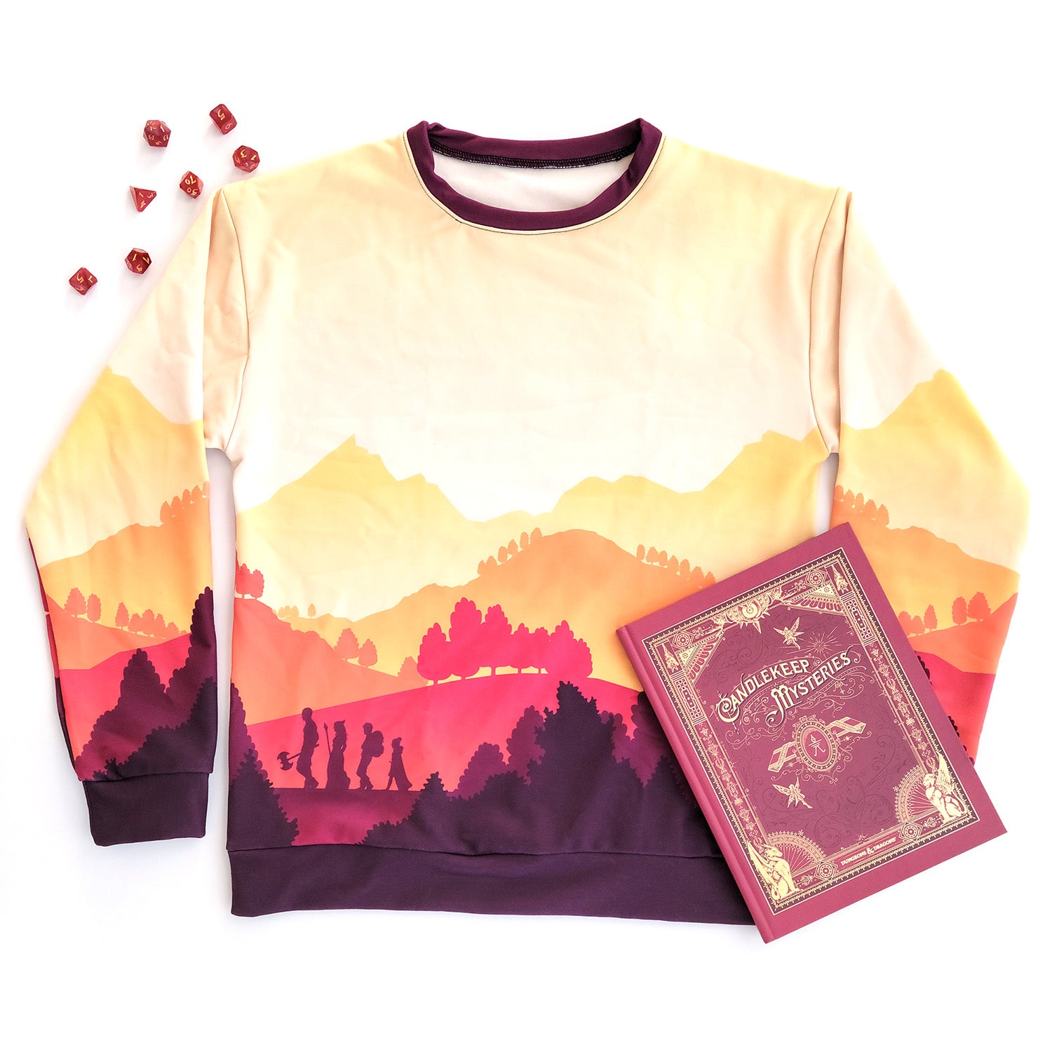 Fall Adventure Sweatshirt - Geeky merchandise for people who play D&D - Merch to wear and cute accessories and stationery Paola's Pixels