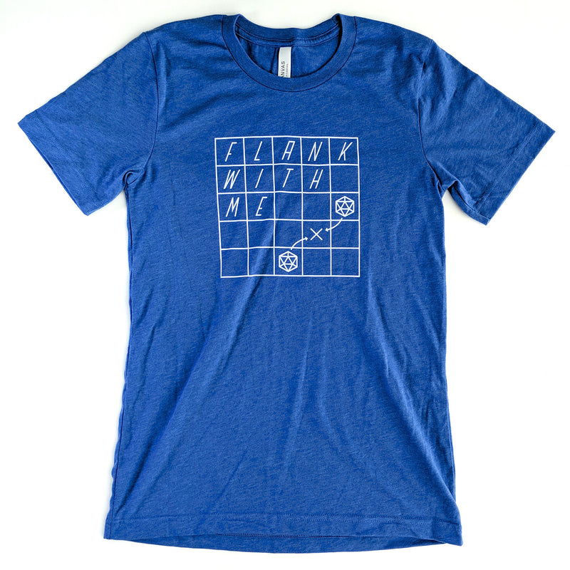 Flank With Me Shirt - Geeky merchandise for people who play D&D - Merch to wear and cute accessories and stationery Paola&