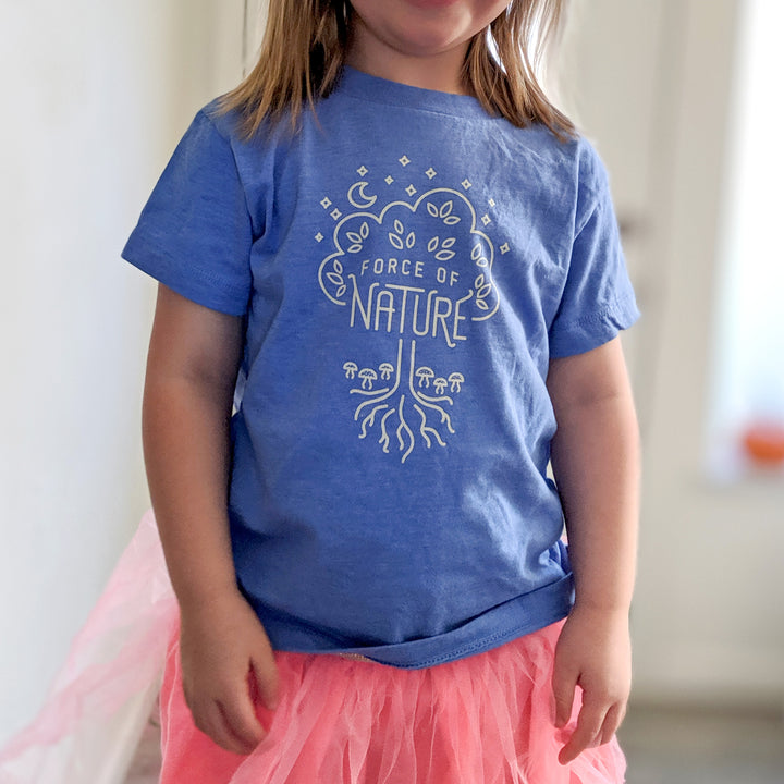 Force of Nature Toddler Shirt - Geeky merchandise for people who play D&D - Merch to wear and cute accessories and stationery Paola's Pixels