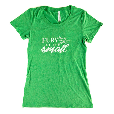 Fury of the Small Women's Shirt - Geeky merchandise for people who play D&D - Merch to wear and cute accessories and stationery Paola's Pixels