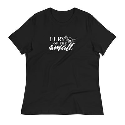 Fury of the Small Women's Shirt - Geeky merchandise for people who play D&D - Merch to wear and cute accessories and stationery Paola's Pixels