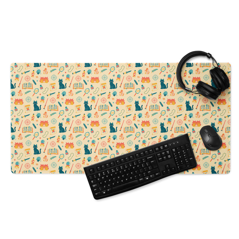 Wizard desk mat - Geeky merchandise for people who play D&D - Merch to wear and cute accessories and stationery Paola&