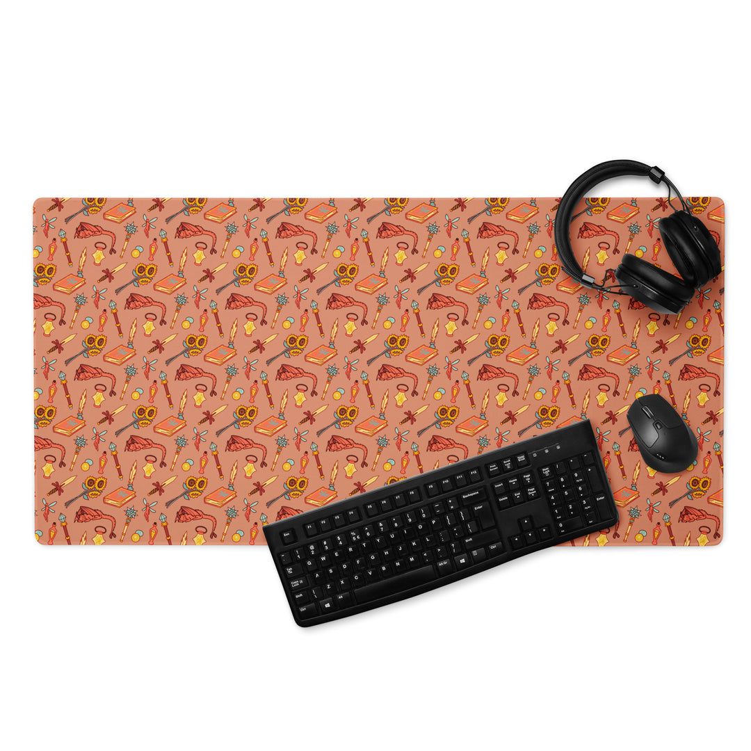 Summer Warlock desk mat - Geeky merchandise for people who play D&D - Merch to wear and cute accessories and stationery Paola's Pixels