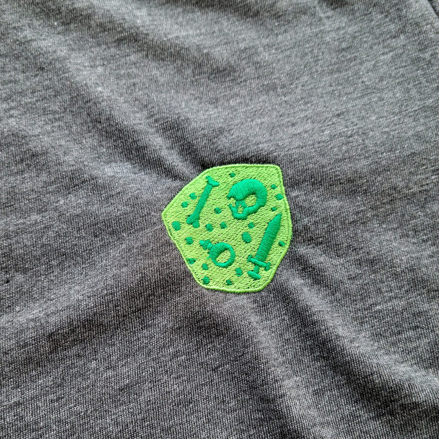 Gelatinous Cube Embroidered Unisex Shirt - Geeky merchandise for people who play D&D - Merch to wear and cute accessories and stationery Paola's Pixels