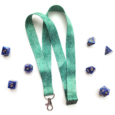Goblin Lanyard - Geeky merchandise for people who play D&D - Merch to wear and cute accessories and stationery Paola's Pixels