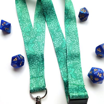 Goblin Lanyard - Geeky merchandise for people who play D&D - Merch to wear and cute accessories and stationery Paola's Pixels