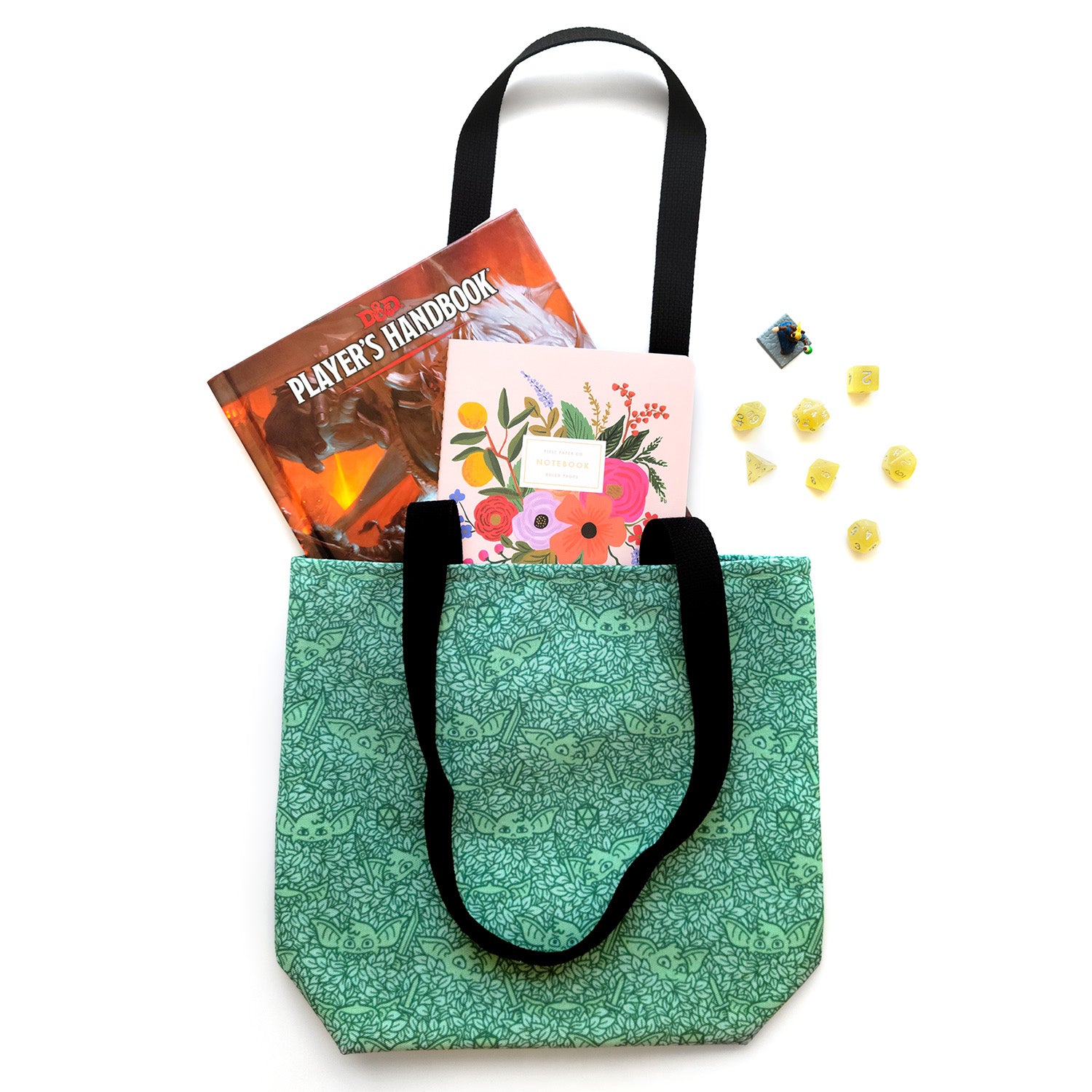 Goblins Tote bag - Geeky merchandise for people who play D&D - Merch to wear and cute accessories and stationery Paola's Pixels