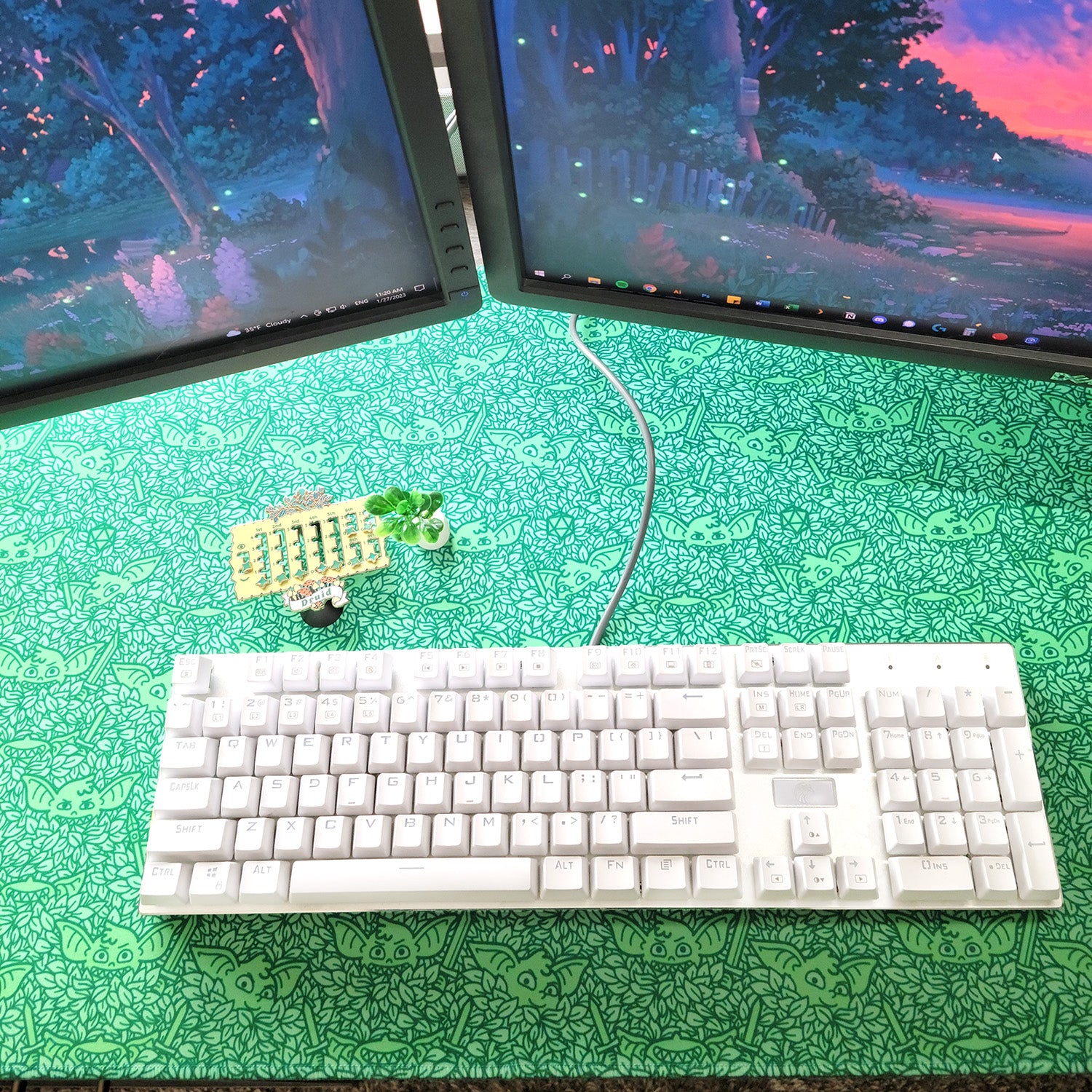 Goblins desk mat - Geeky merchandise for people who play D&D - Merch to wear and cute accessories and stationery Paola's Pixels