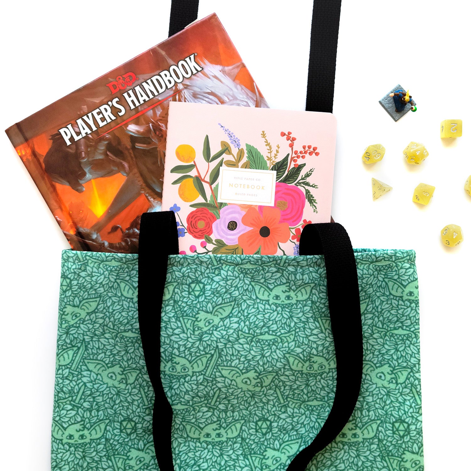 Goblins Tote bag - Geeky merchandise for people who play D&D - Merch to wear and cute accessories and stationery Paola's Pixels