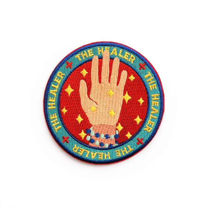 The Healer Role Patch - Geeky merchandise for people who play D&D - Merch to wear and cute accessories and stationery Paola's Pixels