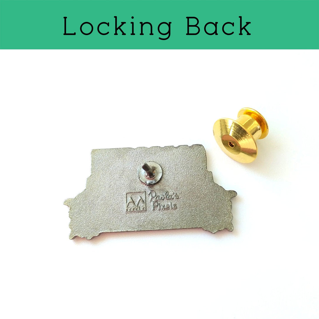 Seconds Sale! Fanfic Reader Enamel Pin - Geeky merchandise for people who play D&D - Merch to wear and cute accessories and stationery Paola's Pixels