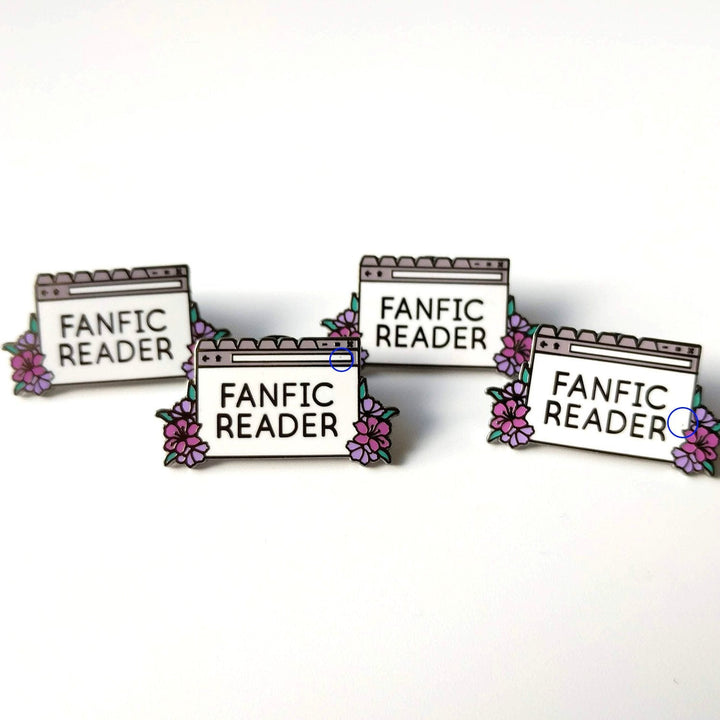 Seconds Sale! Fanfic Reader Enamel Pin - Geeky merchandise for people who play D&D - Merch to wear and cute accessories and stationery Paola's Pixels