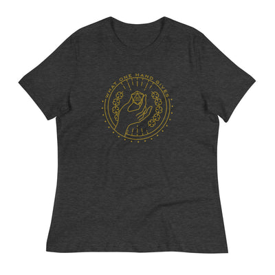 What One Hand Gives The Other Takes Away Women's Shirt - Geeky merchandise for people who play D&D - Merch to wear and cute accessories and stationery Paola's Pixels
