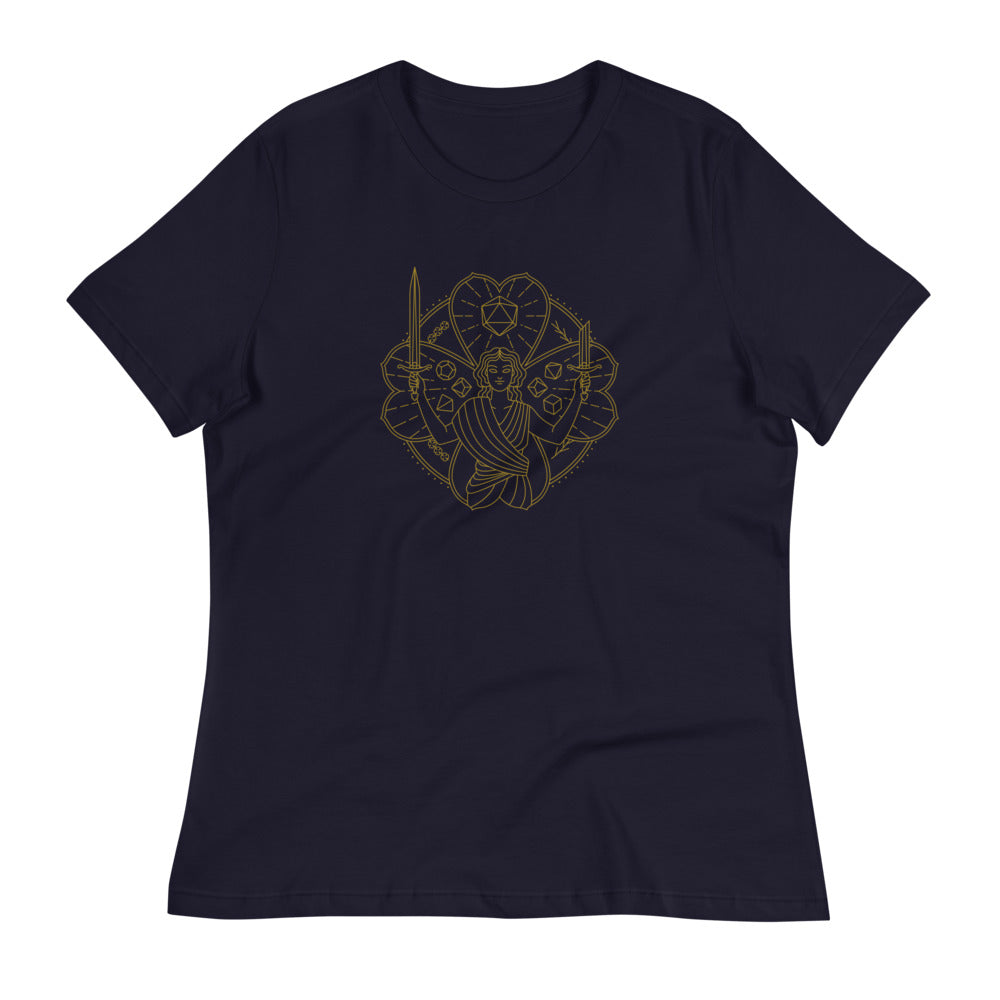 Lucky Women's Shirt - Geeky merchandise for people who play D&D - Merch to wear and cute accessories and stationery Paola's Pixels