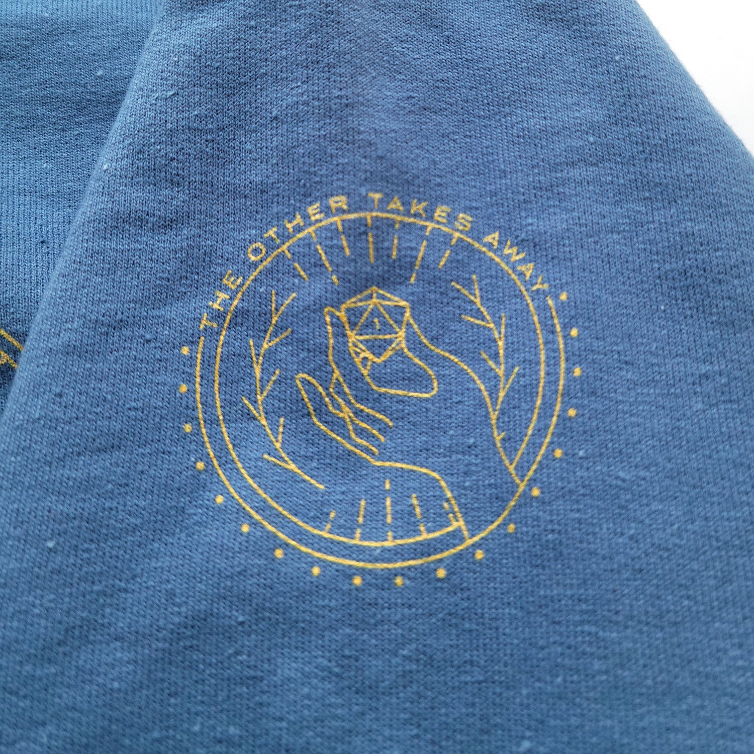 Lucky Pullover Hoodie with Sleeve Prints - Geeky merchandise for people who play D&D - Merch to wear and cute accessories and stationery Paola's Pixels