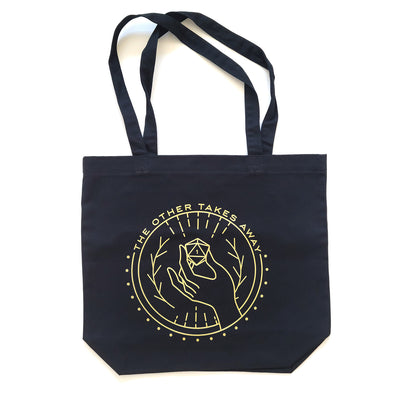 Lucky Tote Bag - Geeky merchandise for people who play D&D - Merch to wear and cute accessories and stationery Paola's Pixels
