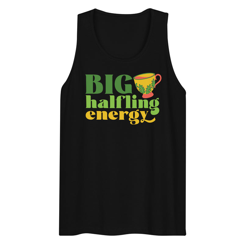 Big Halfling Energy Tank Top - Geeky merchandise for people who play D&D - Merch to wear and cute accessories and stationery Paola&