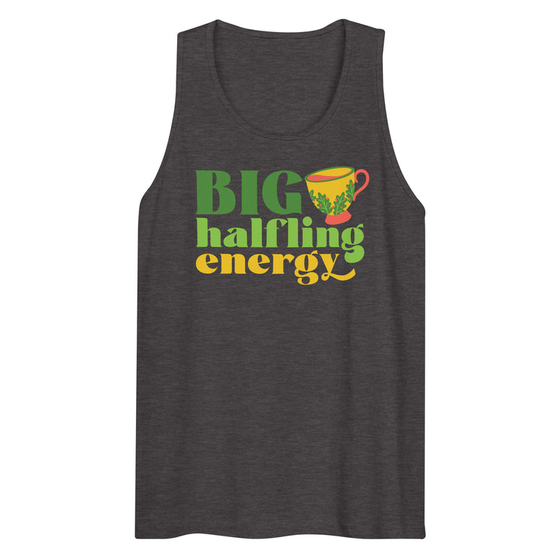 Big Halfling Energy Tank Top - Geeky merchandise for people who play D&D - Merch to wear and cute accessories and stationery Paola&