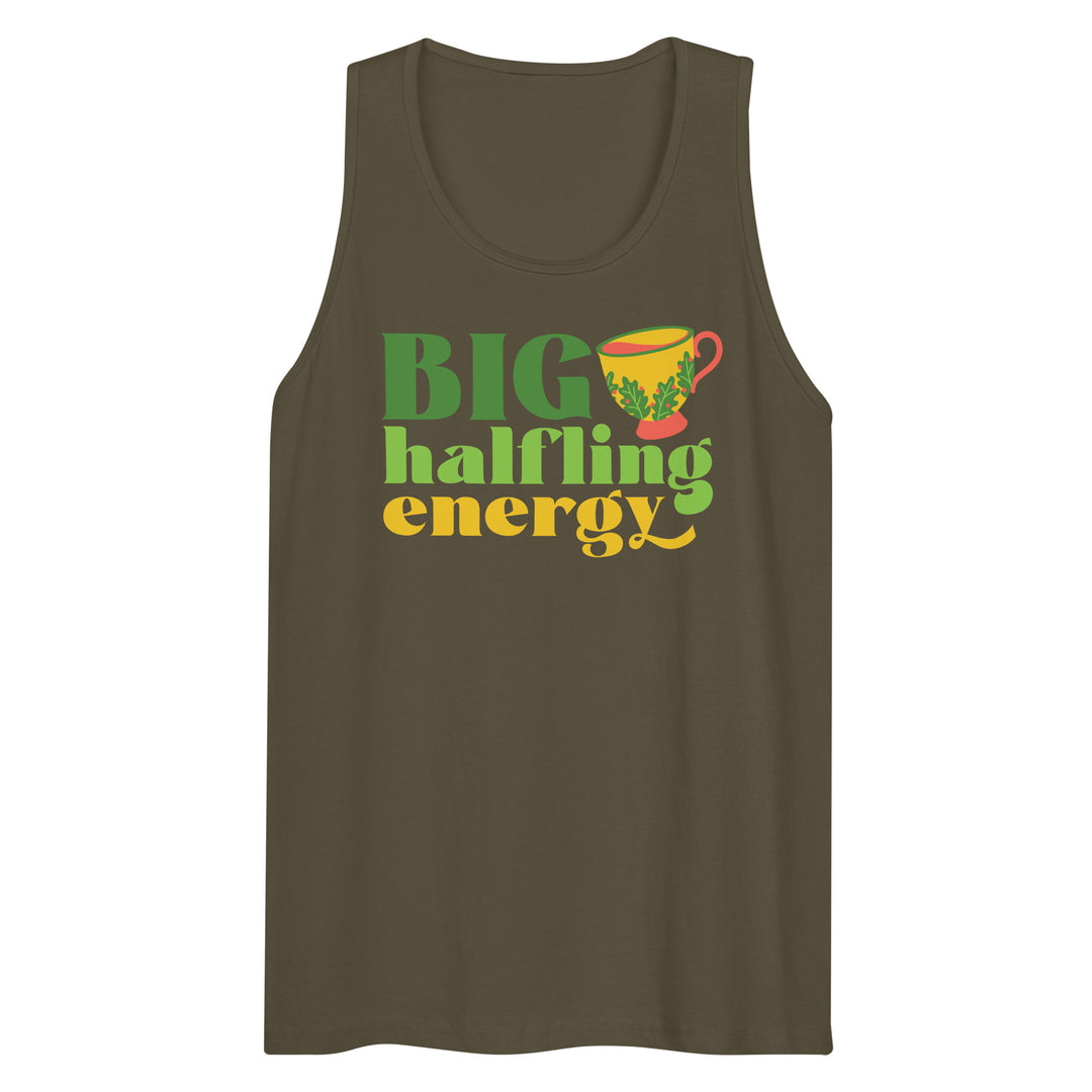 Big Halfling Energy Tank Top - Geeky merchandise for people who play D&D - Merch to wear and cute accessories and stationery Paola's Pixels