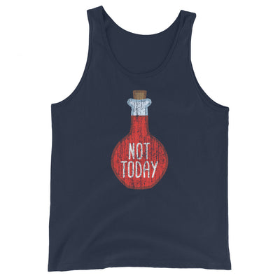 Not Today Tank Top - Geeky merchandise for people who play D&D - Merch to wear and cute accessories and stationery Paola's Pixels