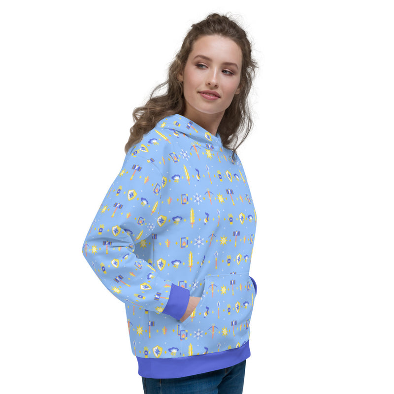 Cleric Hoodie - Geeky merchandise for people who play D&D - Merch to wear and cute accessories and stationery Paola&