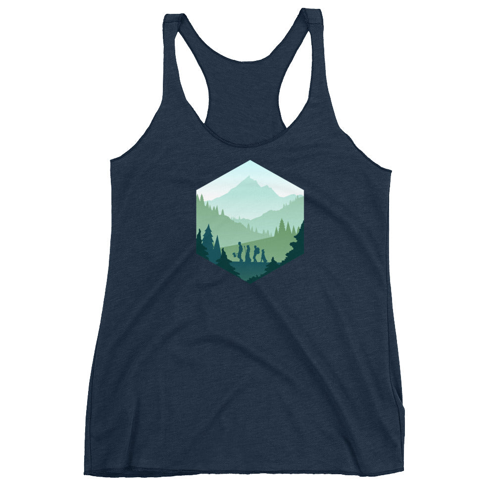Adventure d20 Women's Racerback Tank - Geeky merchandise for people who play D&D - Merch to wear and cute accessories and stationery Paola's Pixels