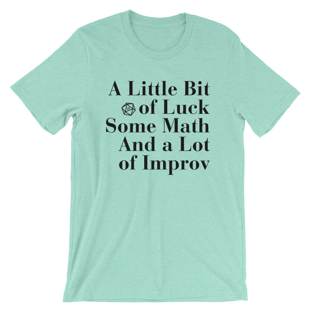 Type D&D Shirt Light Version - Geeky merchandise for people who play D&D - Merch to wear and cute accessories and stationery Paola's Pixels