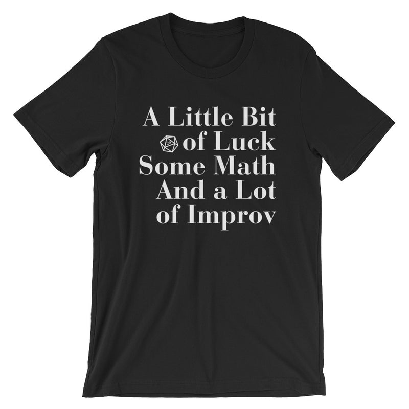 Type D&D Shirt Dark Version - Geeky merchandise for people who play D&D - Merch to wear and cute accessories and stationery Paola&